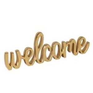 Gold metal Welcome Sign Home Accent